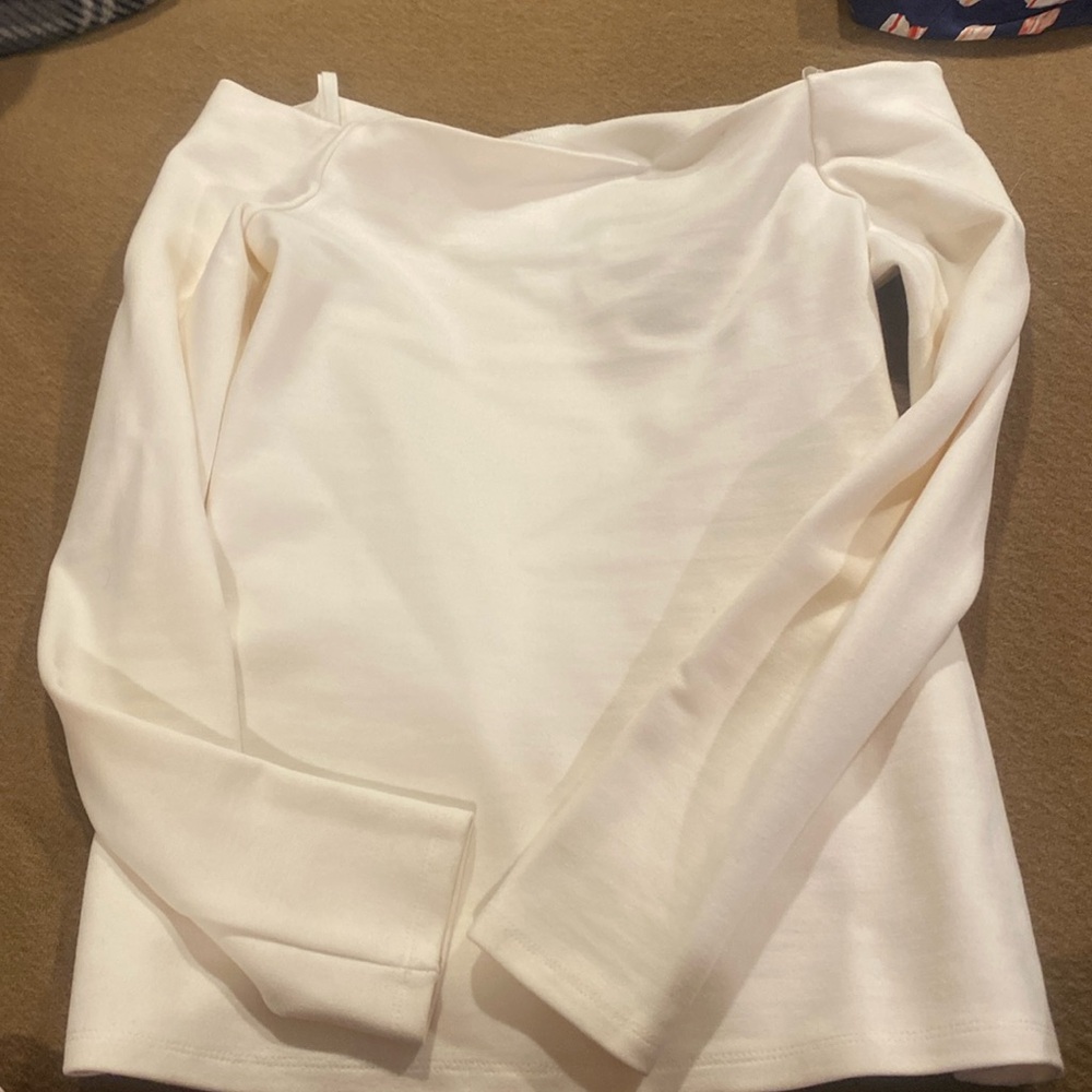 Lagence Ivory off the shoulder top